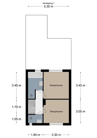 Floorplan - Kerkstraat 9, 6286 CA Wittem